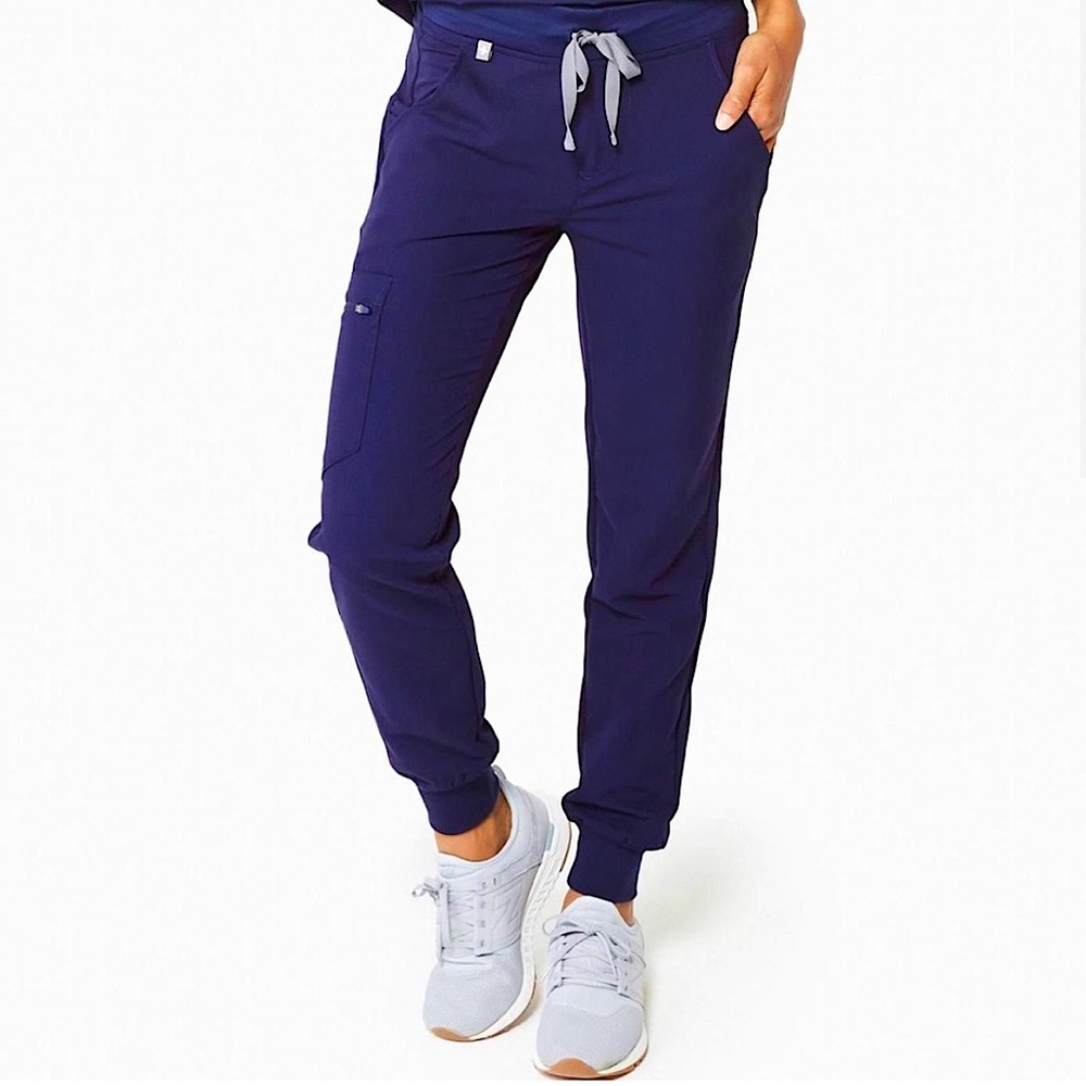 FIGS Navy Blue Zamora Joggers Scrub Pants